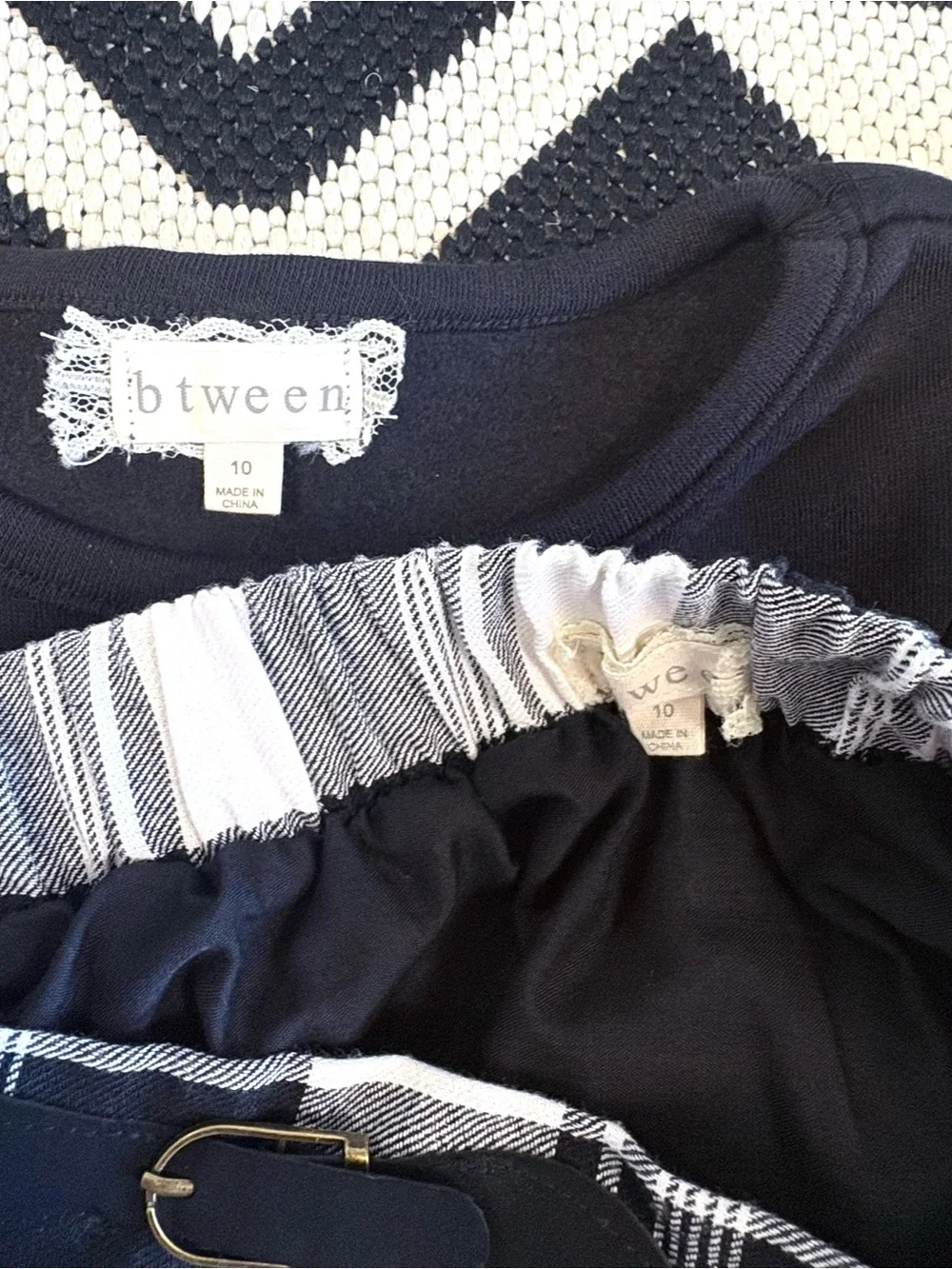 Girls Bundle of Sweatshirt & Skirt Sets Size 10